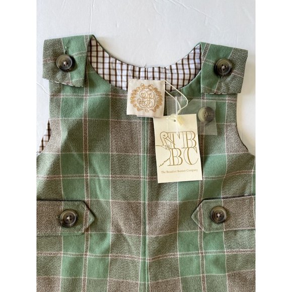 TBBC The Beaufort Bonnet Company Jack Keene Jon Jon Mirador Place Plaid 6 12 M - Picture 5 of 8